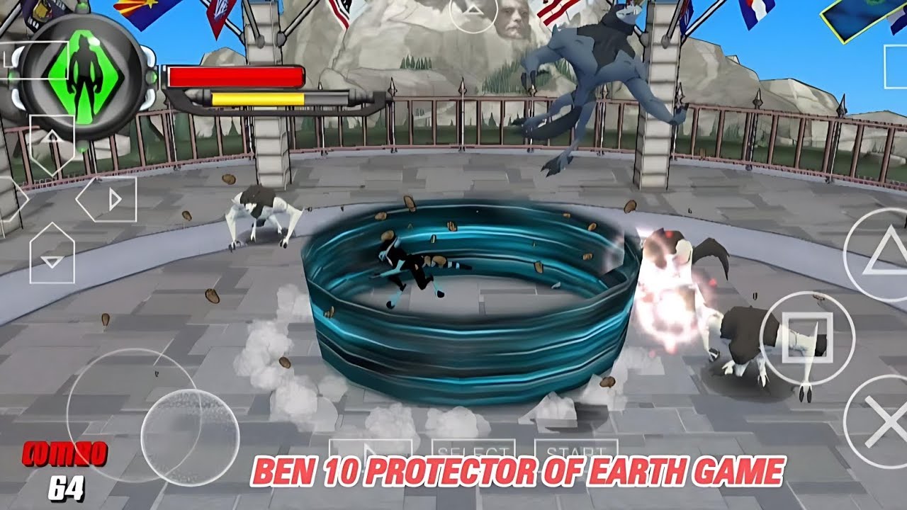 Ben 10 Protector of Earth – Mt. Rushmore Mission FULL Gameplay 😱🔥 