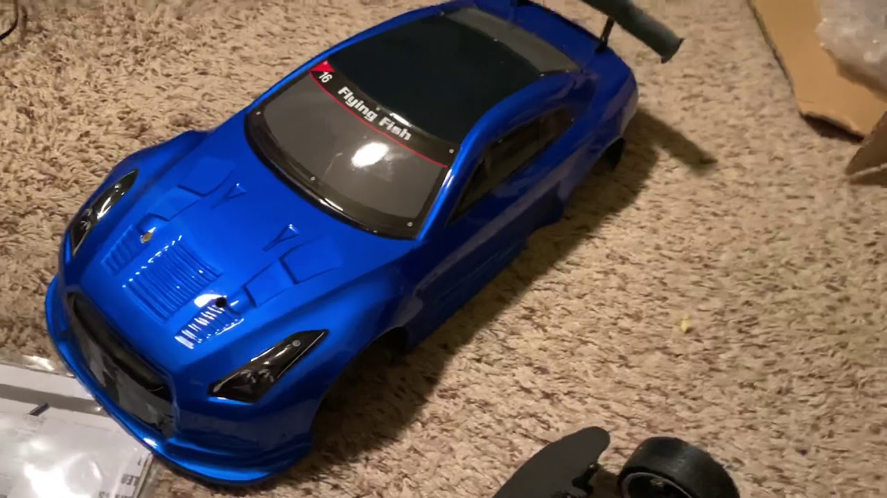 HSP 4wd 1/10 drift car first look and test run(brushless version)