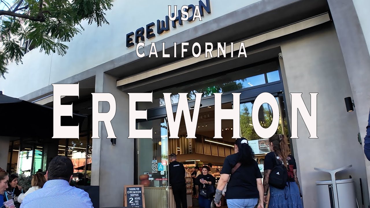 Erewhon 4K Walking Tour - Tour with Captions & Immersive Sound.