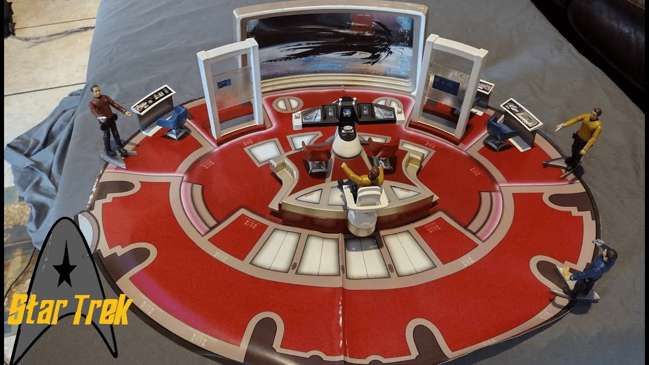Star Trek 2009 Bridge playset Unboxing (Plus 3 additional characters)