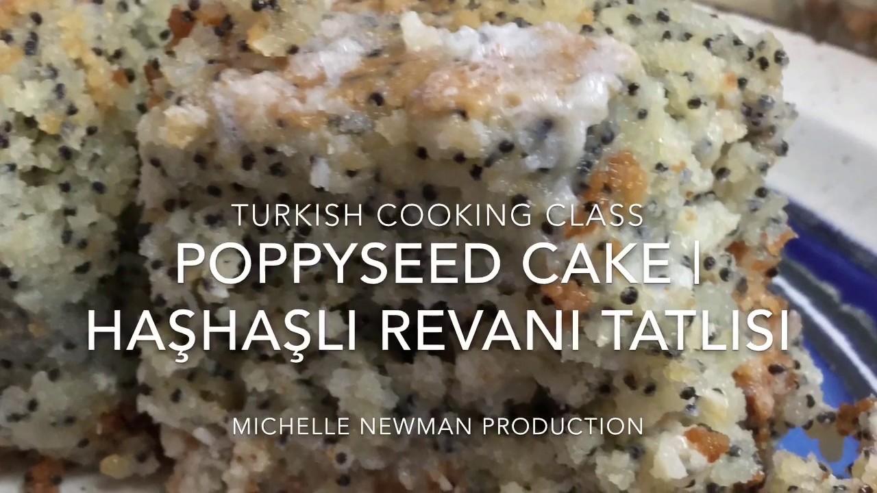 Turkish Poppyseed Cake | Haşhaşlı Revani Tatlısı