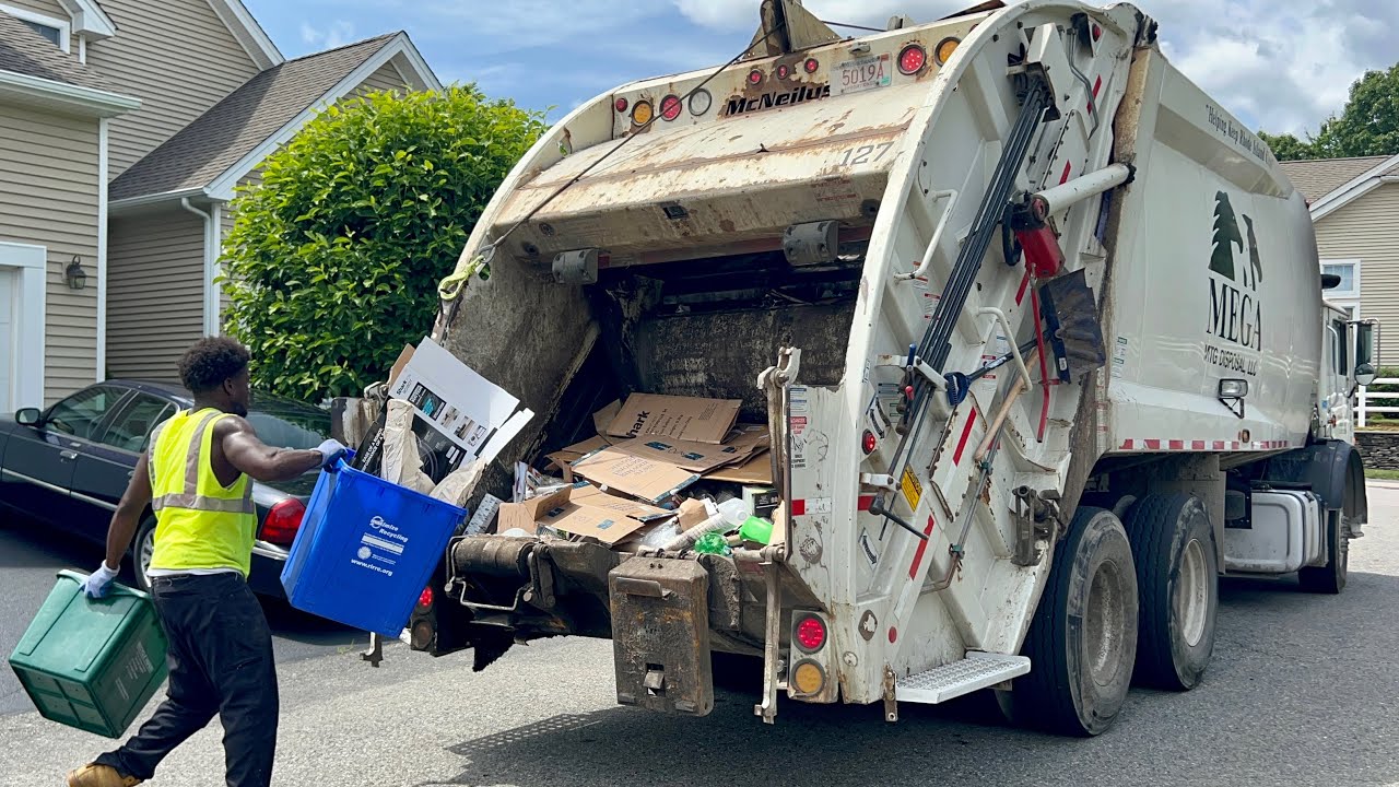 Mega Disposal Garbage Truck Packing HOT Recycling