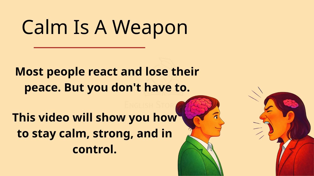 Calm Is A Weapon || Graded Reader || Improve Your English Fluency ✅️