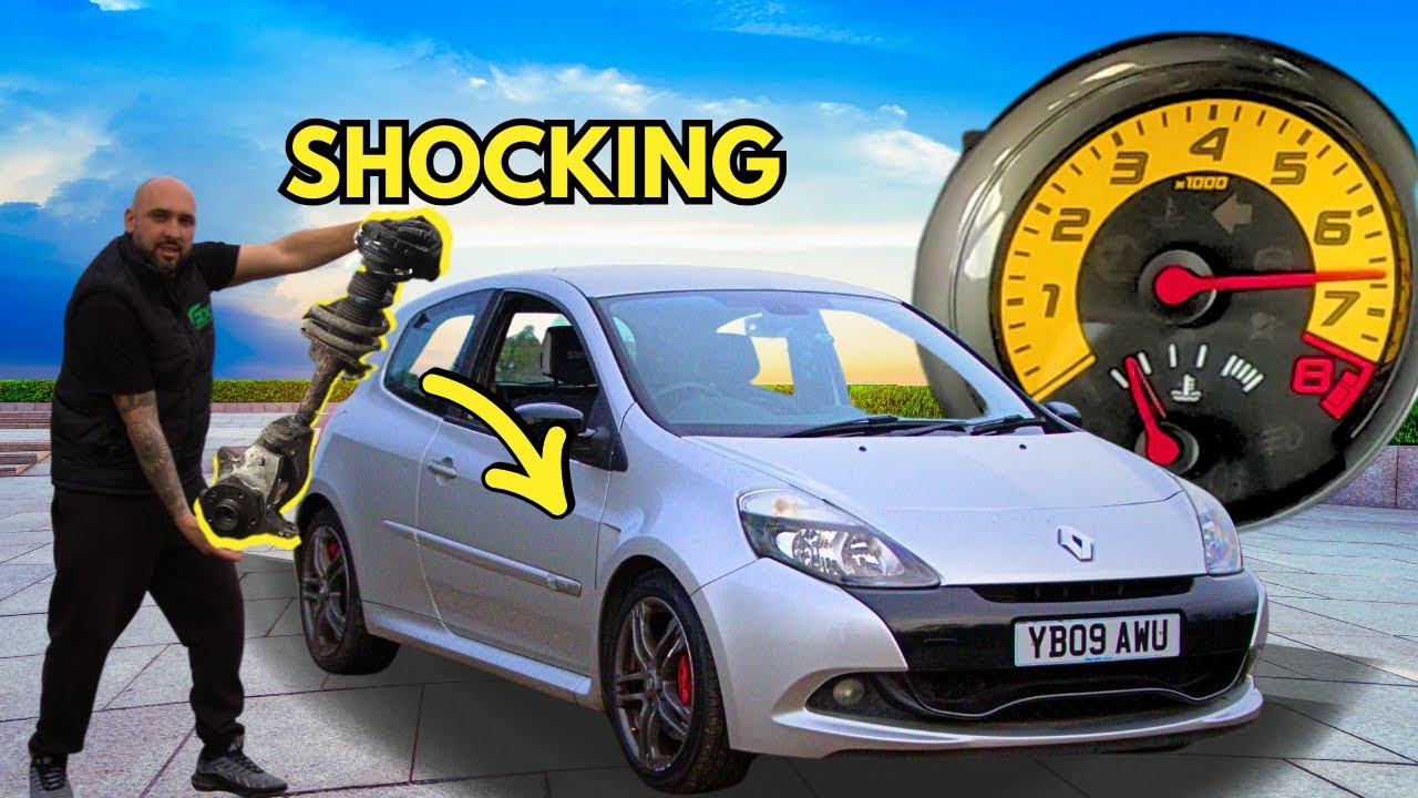 CLIO RS200 SUSPENSION FIXED THEN TESTED ON SOME TWISTY UK B ROADS