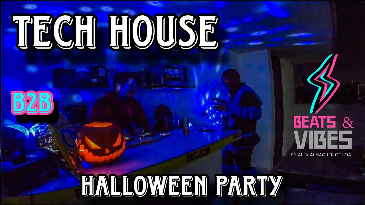 HALLOWEEN PARTY TECH HOUSE  DJ SET ( HERCULES DJ CONTROL MIX ULTRA ) B2B Alex Almaguer & Beto  CDMX