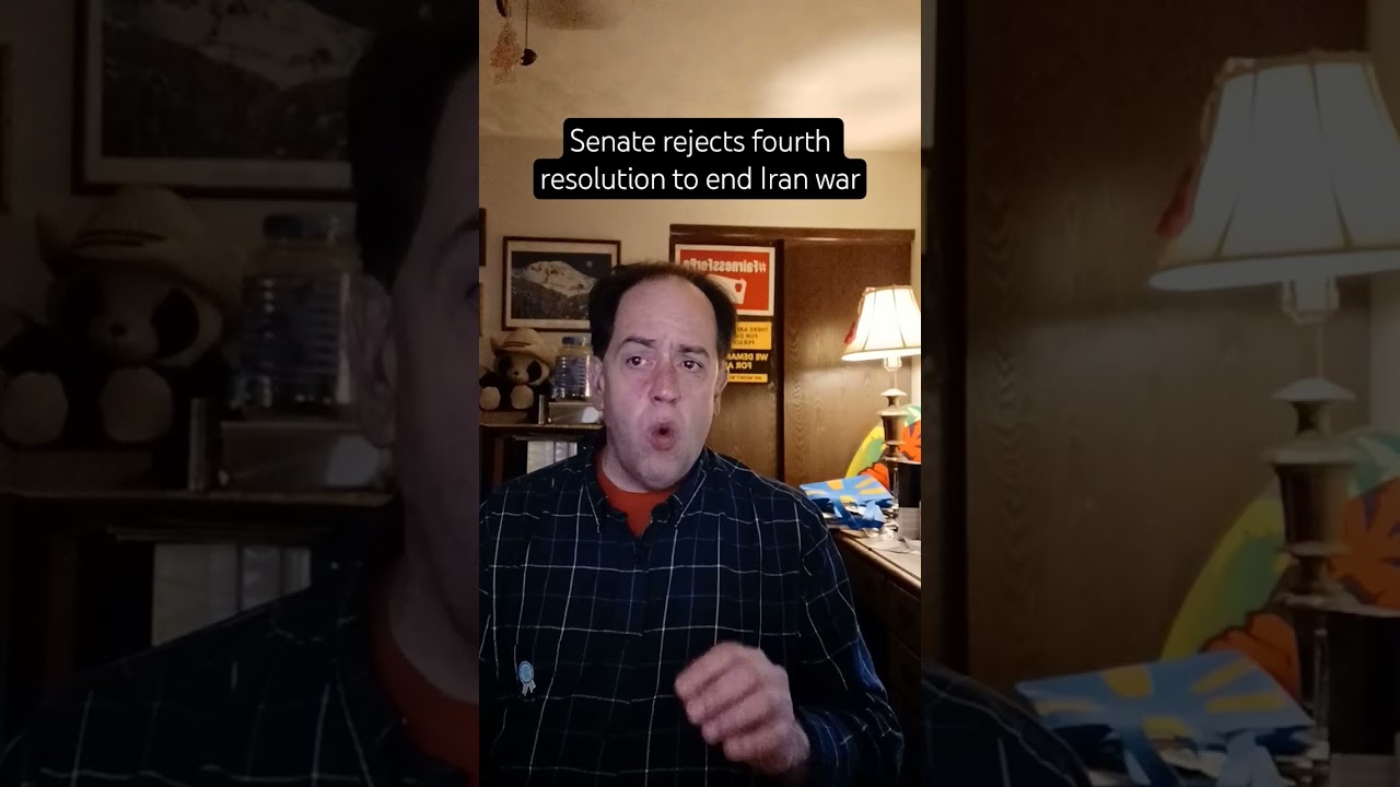 Senate rejects fourth resolution to end Iran war