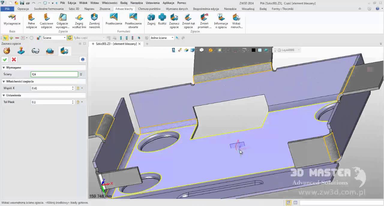 WEBINARIA ZW3D - arkusze blach