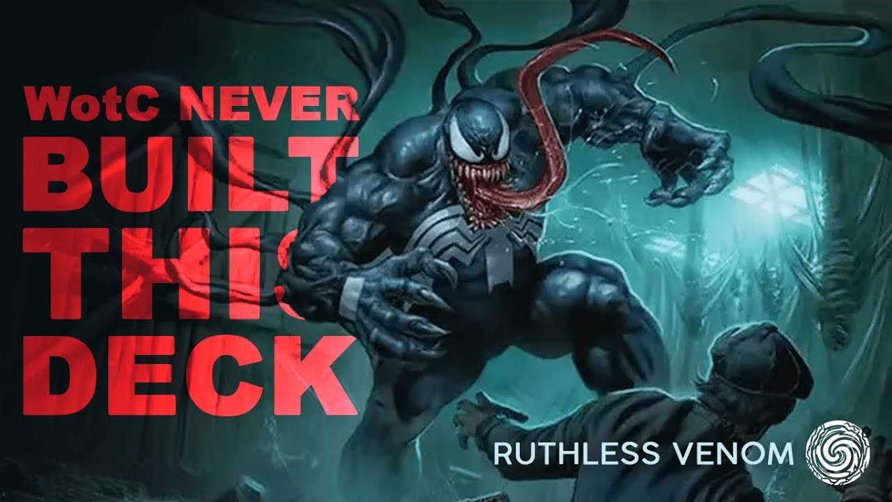 The SPIDER-MAN Precon That WotC NEVER RELEASED! | Ruthless Venom EDH Deck Tech