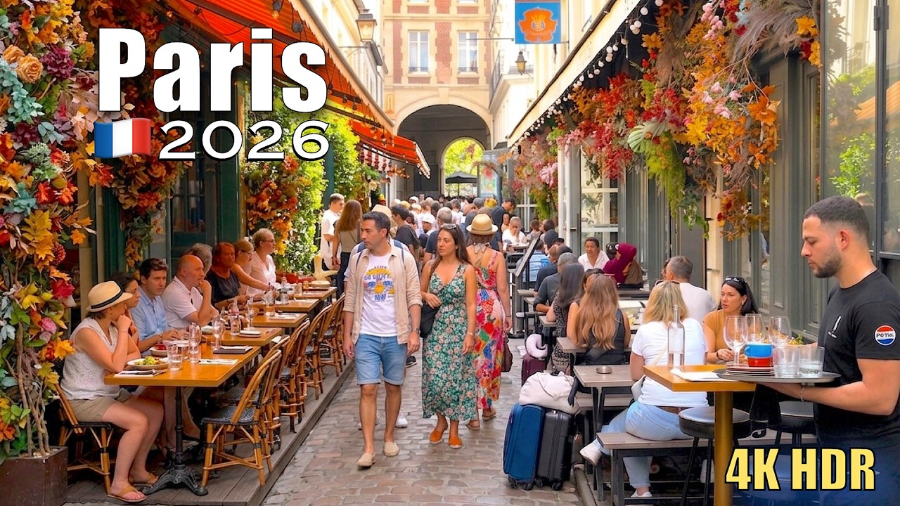 Paris Walk 4K: Saint-Germain-des-Pr&eacute;s, Saint-Michel & &Icirc;le de la Cit&eacute; ⎮ 4K HDR Tour