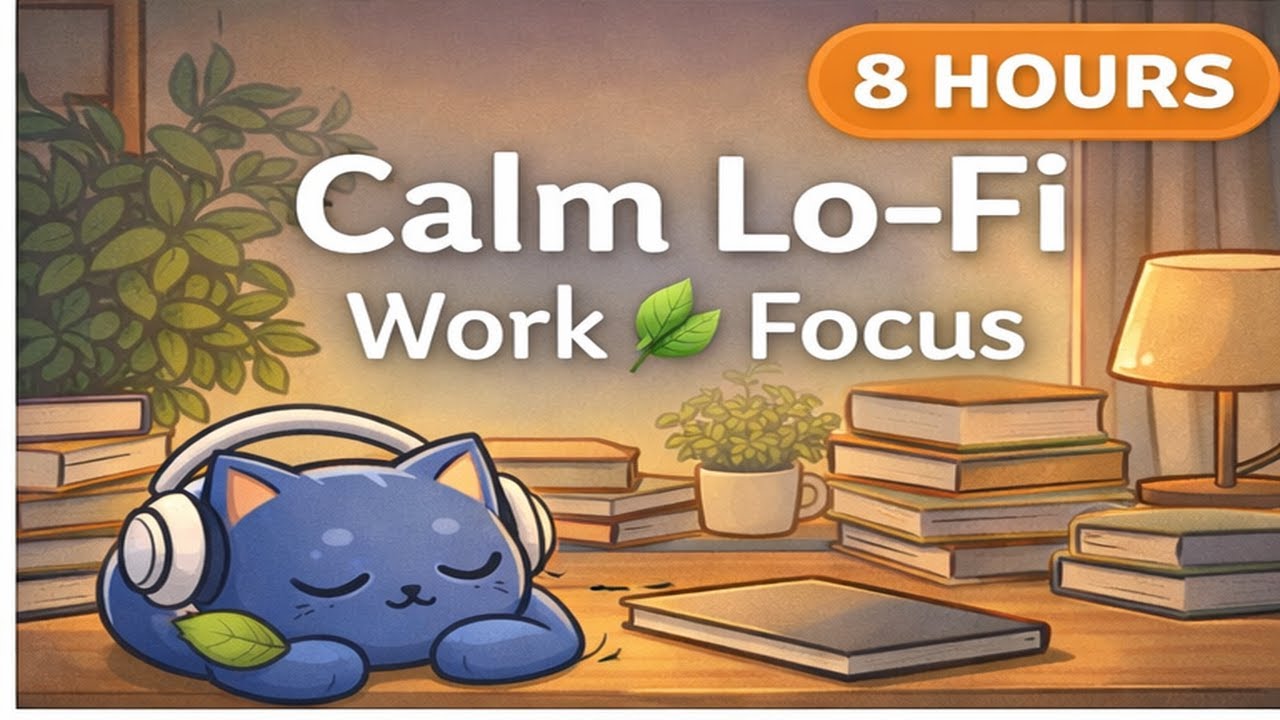 Background Music for Work & Focus - Calm Lo-Fi  Licence free music 🌿