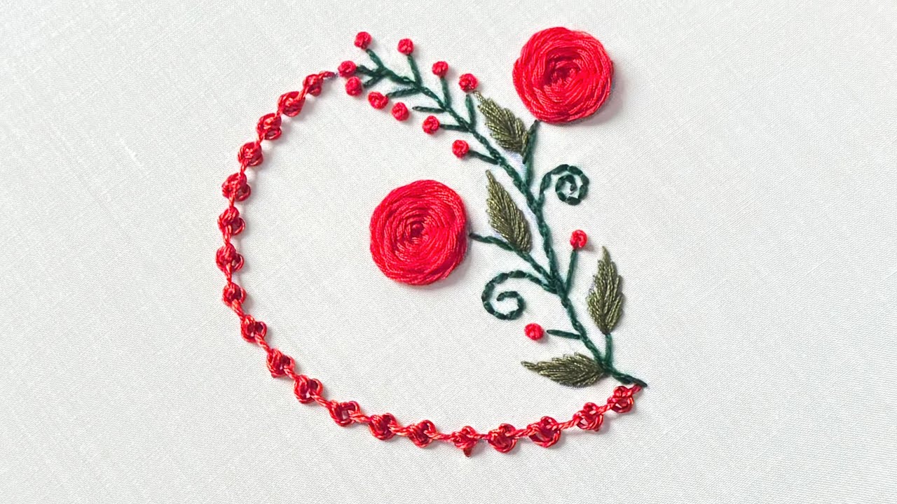 This Simple Red Flower Design Looks So Elegant! ❤️