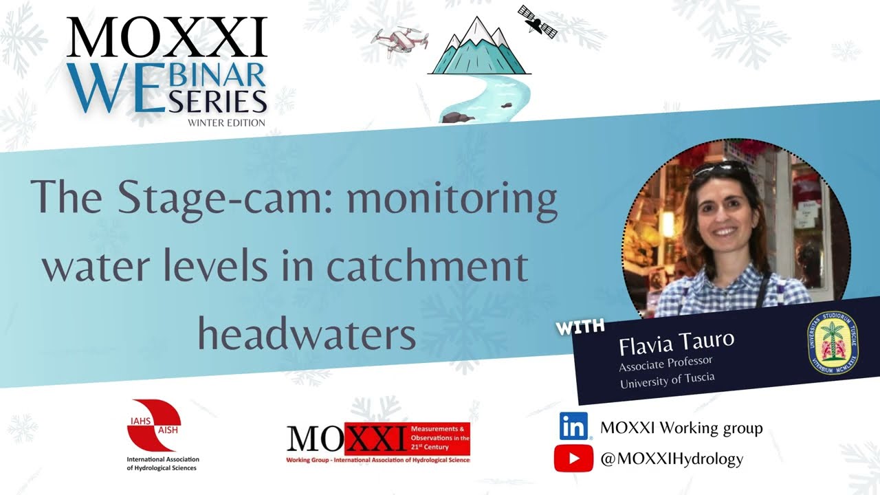 MOXXI Webinar Series - Winter Edition: The Stage-cam: monitoring water level in catchment headwaters