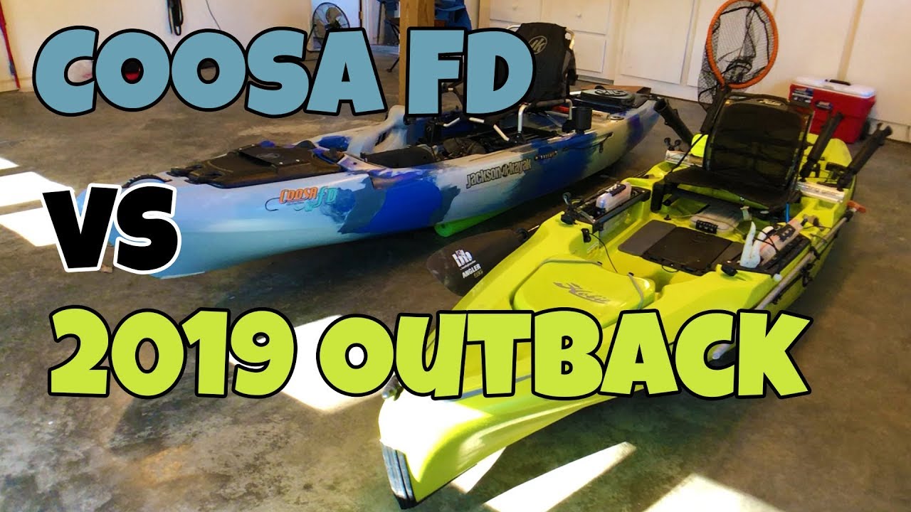 2019 Hobie Outback vs Jackson Coosa FD - Side by Side Comparison