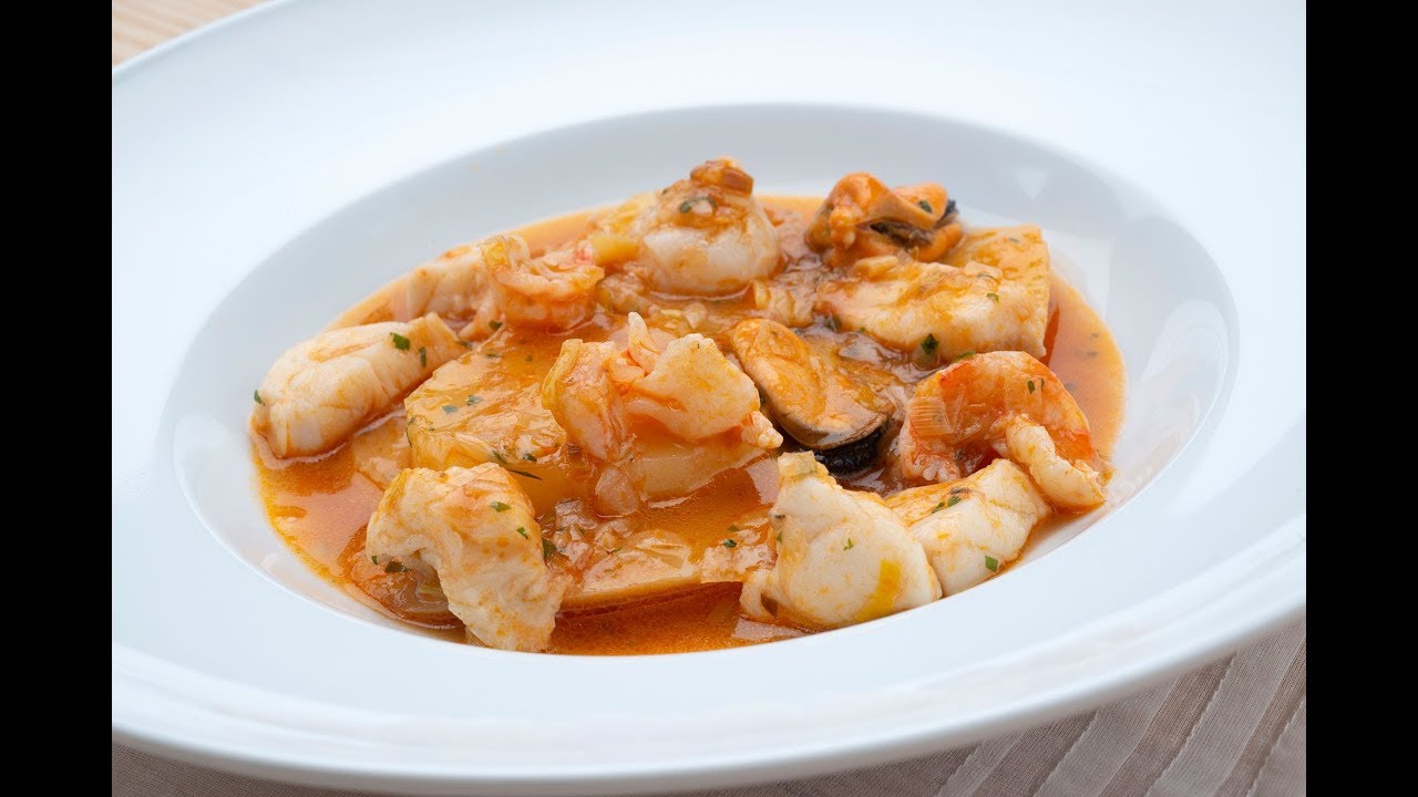 Guiso de rape, mejillones y langostinos - Karlos Arguiñano