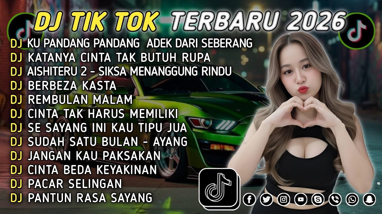 DJ TIKTOK TERBARU 2026 || DJ CINTA DARI SEBERANG 🎵 DJ KATANYA CINTA TAK BUTUH RUPA 🎵 FULL ALBUM❗❗