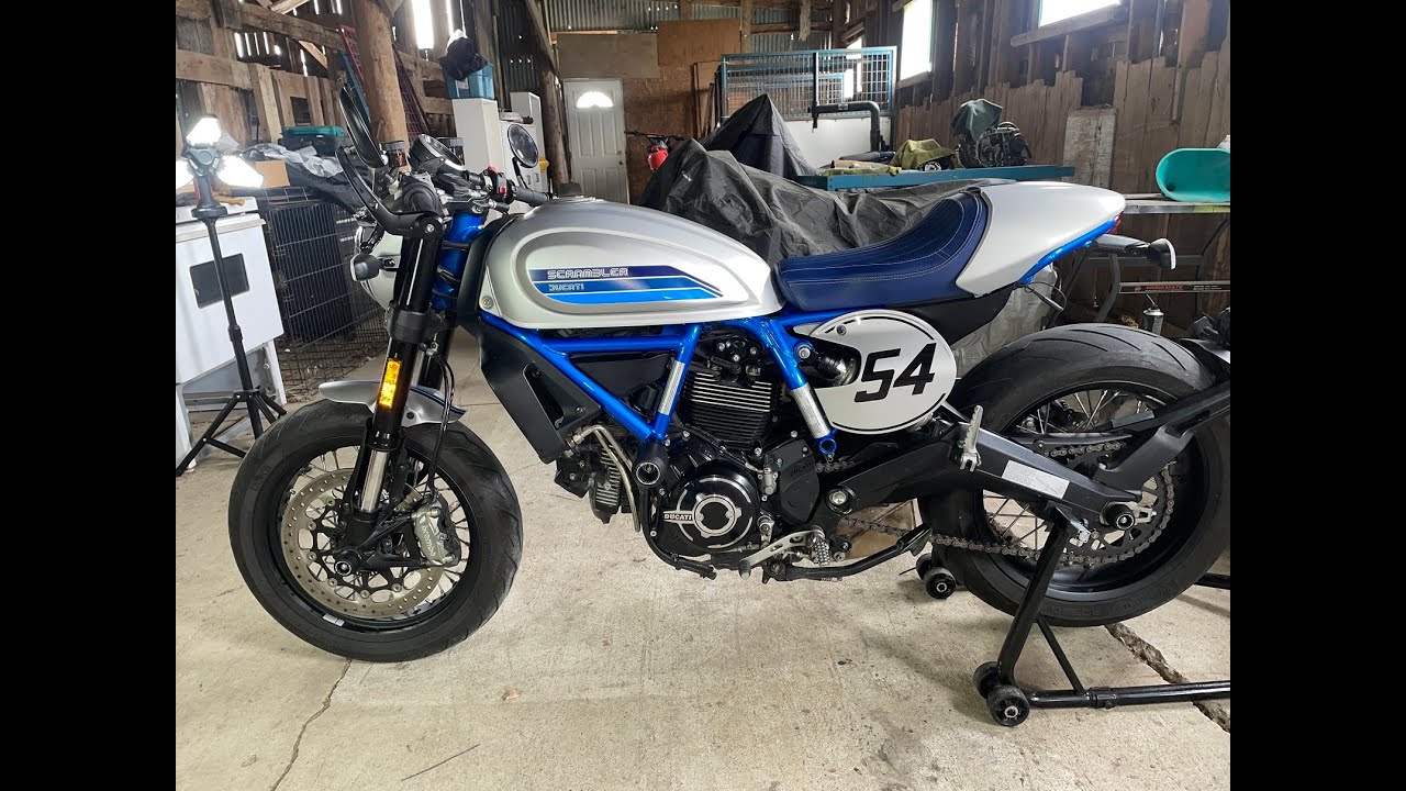 Ducati Scrambler Café Racer Frame Slider, Fork Slider, Swingarm Slider.  EVOTECH