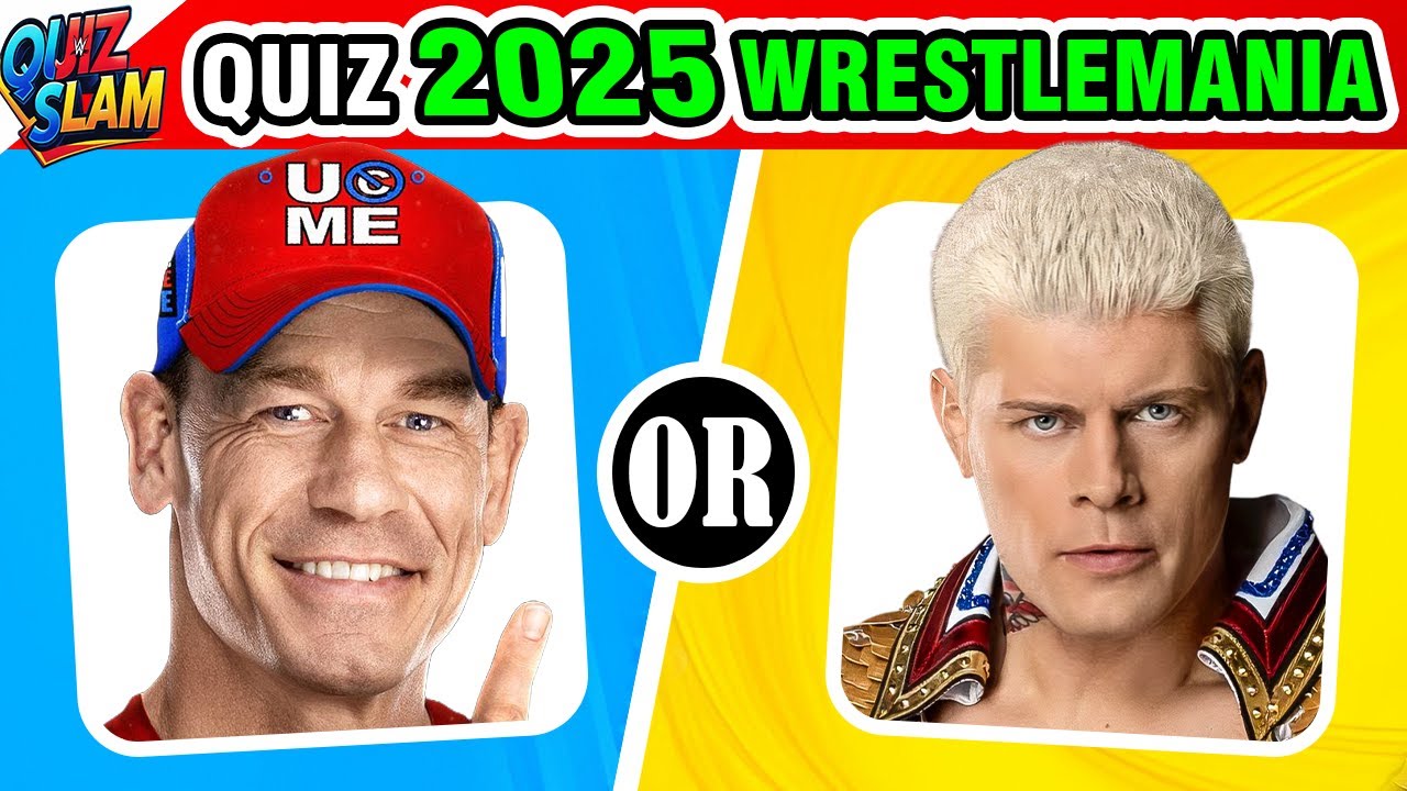 CAN YOU GUESS THE WINNERS OF WRESTLEMANIA FROM 2000 TO 2025 | WWE QUIZ TRIVIA 2025