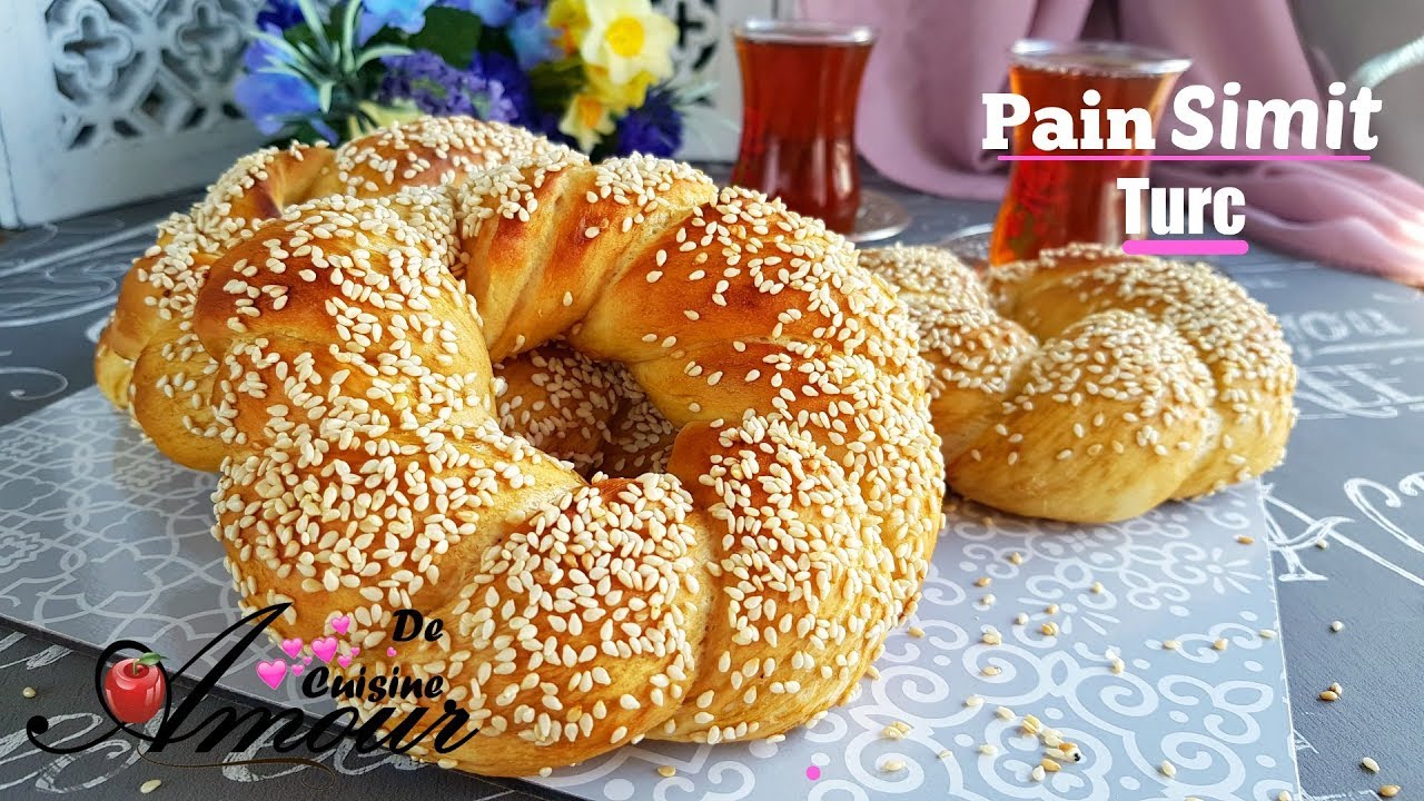 recette de pain simit turc