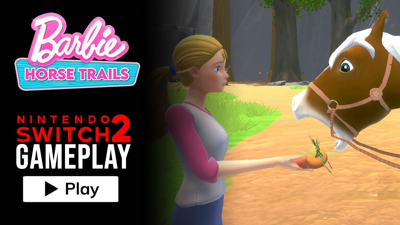 Barbie Horse Trails — геймплей Nintendo Switch 2