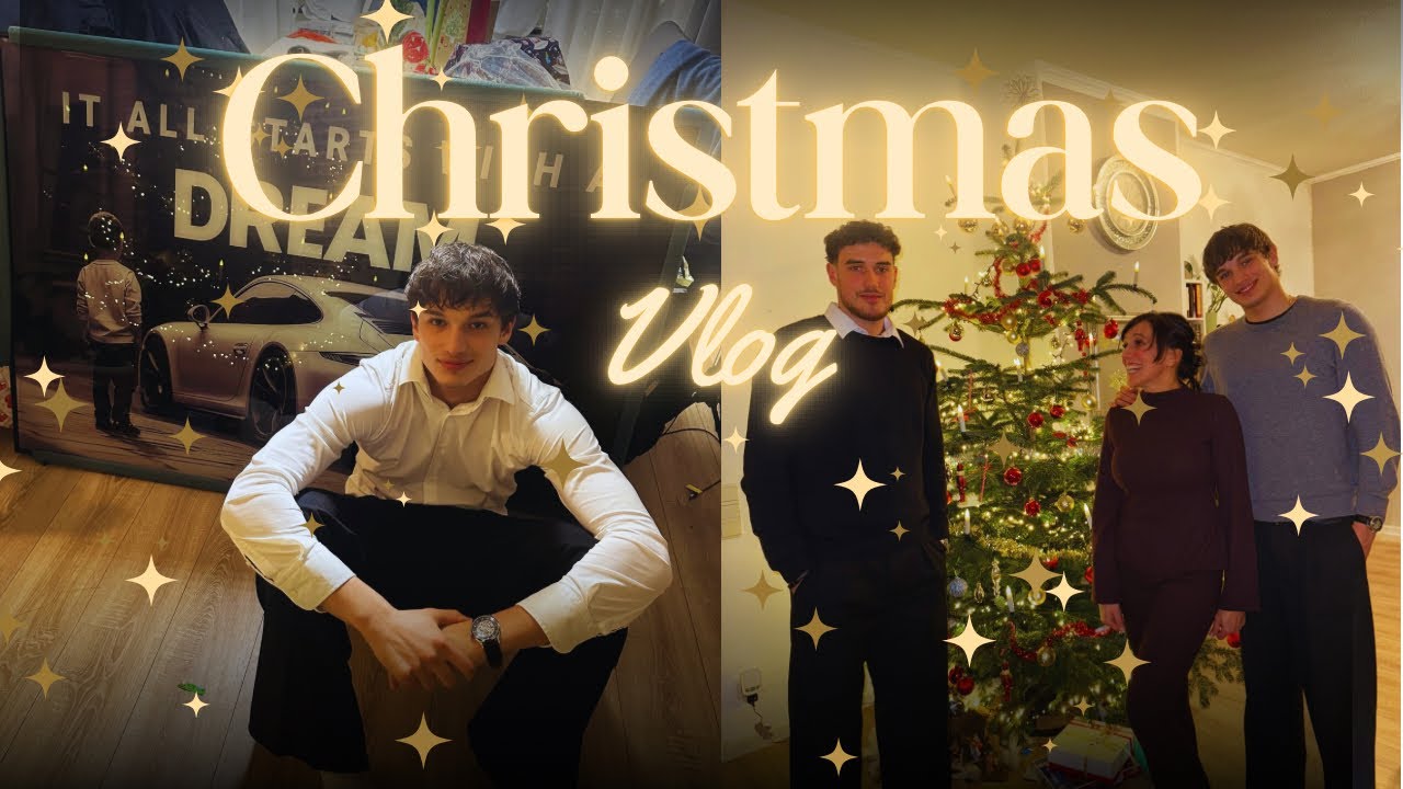 Heiligabend Vlog mit Giuliano || Baum kaufen, Geschenke auspacken…🤩🎄❤️