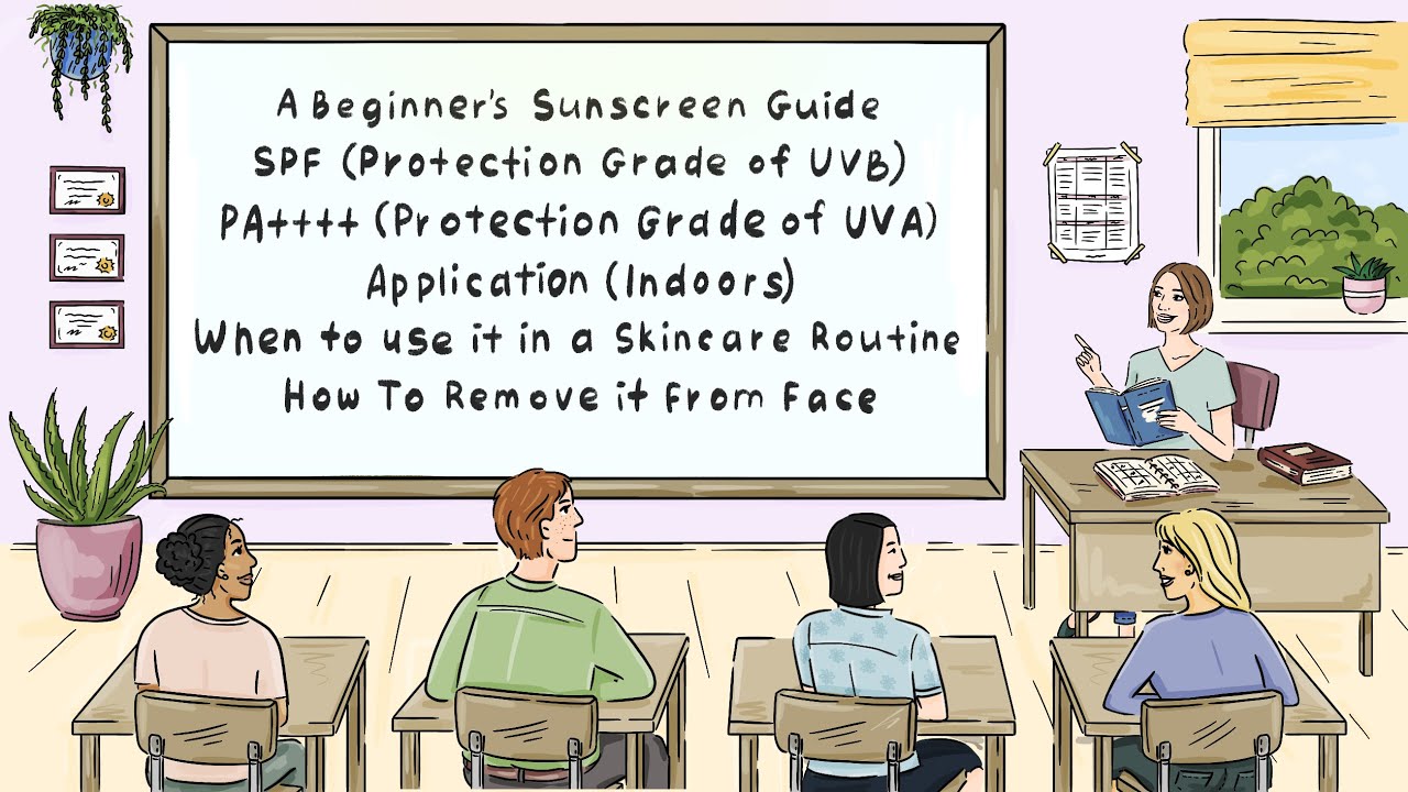 A Beginners Sunscreen Guide - SPF and PA+ Explained, Application Indoors, When to use it and Removal
