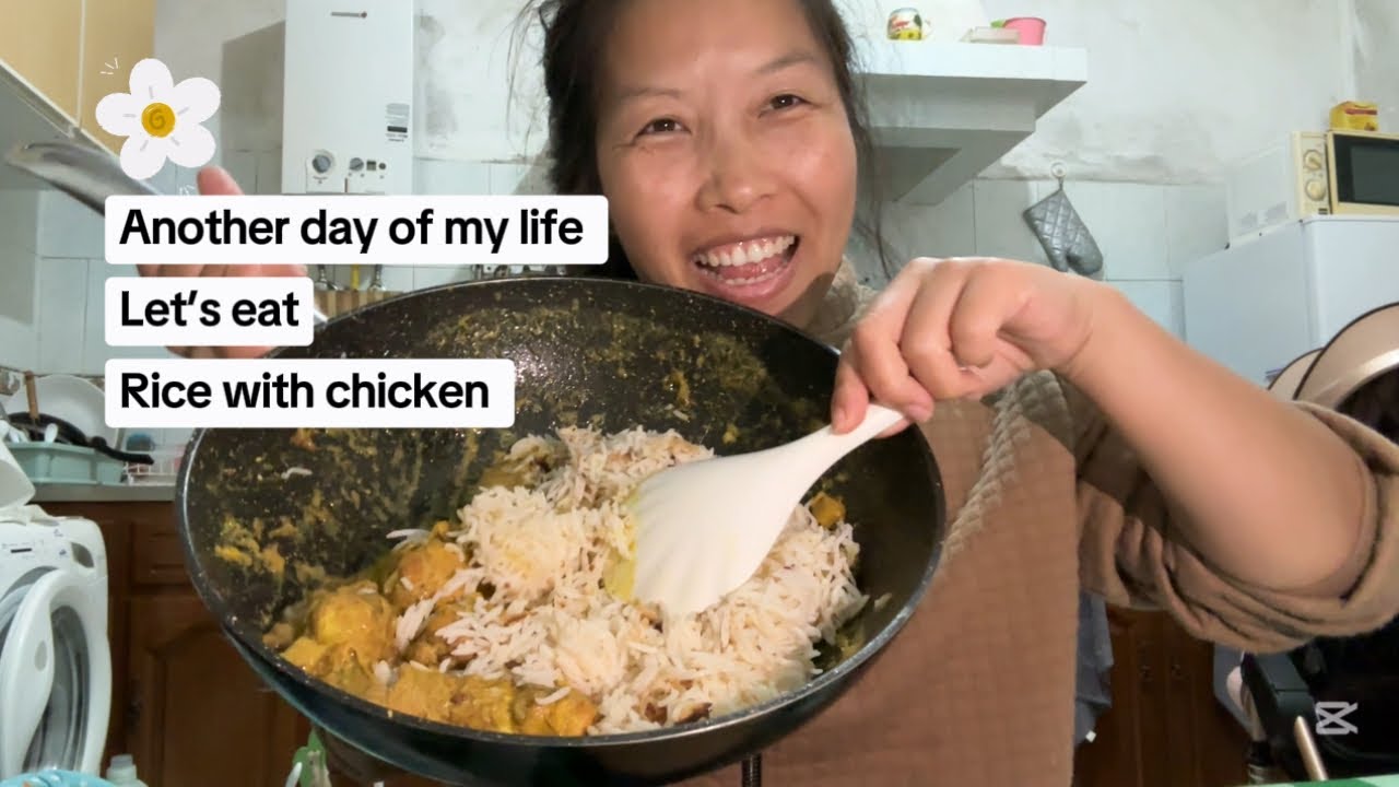 Another day of my life let’s eat rice with chicken/ Indira rai