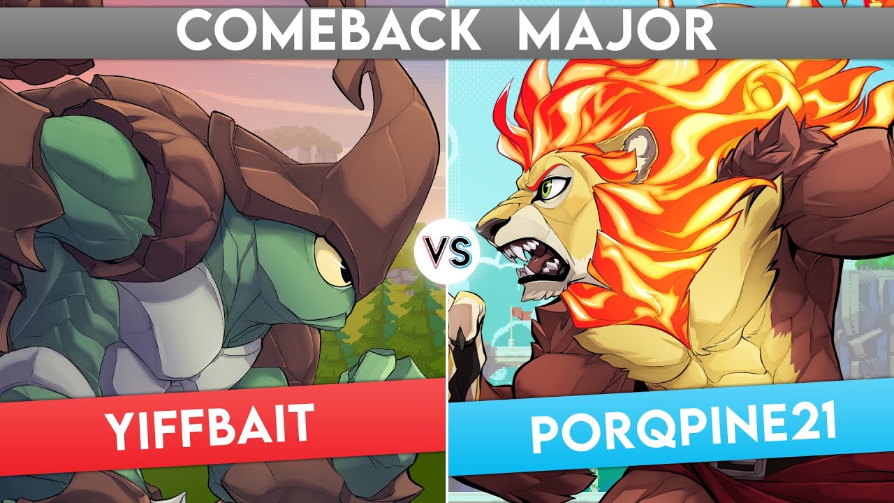 Comeback Major | Grand Finals - Yiffbait (Kragg) vs Porqpine21 (Zetterburn)