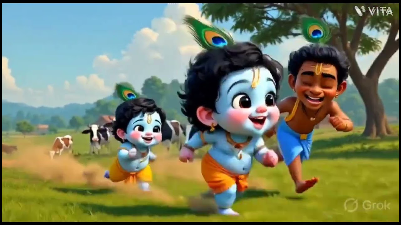 Choti Choti gayiya chote chote goyal krishna bhagwan ke all song 💖❤️ suscribe now little baby song 💖