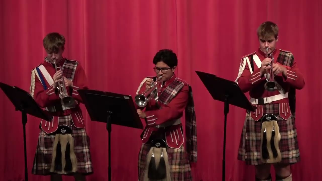 RHS Kiltie Band Spring Concert 2025, Trumpet Trio.