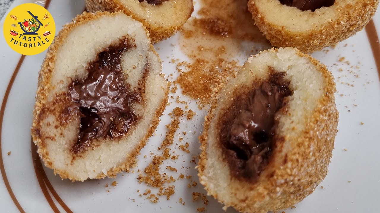 NUTELLA and plum Semolina DUMPLINGS 4K