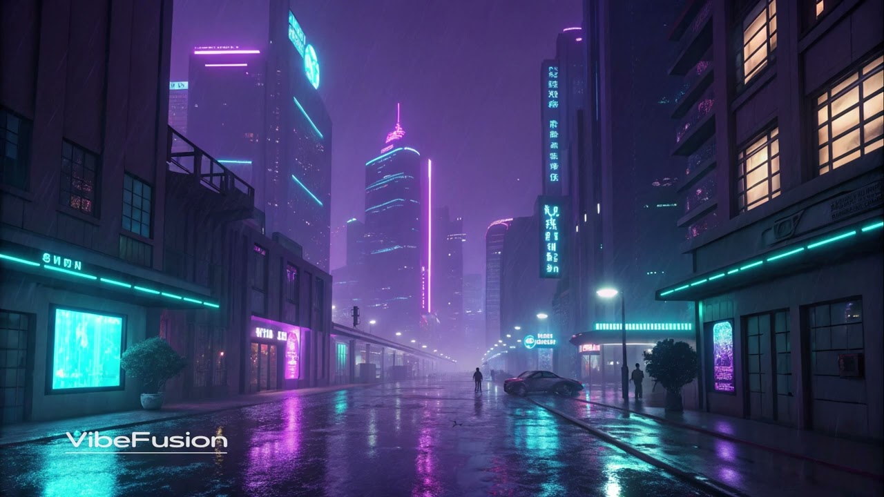 One Hour of Soothing Melodies and Сyberpunk Sounds for Deep Focus