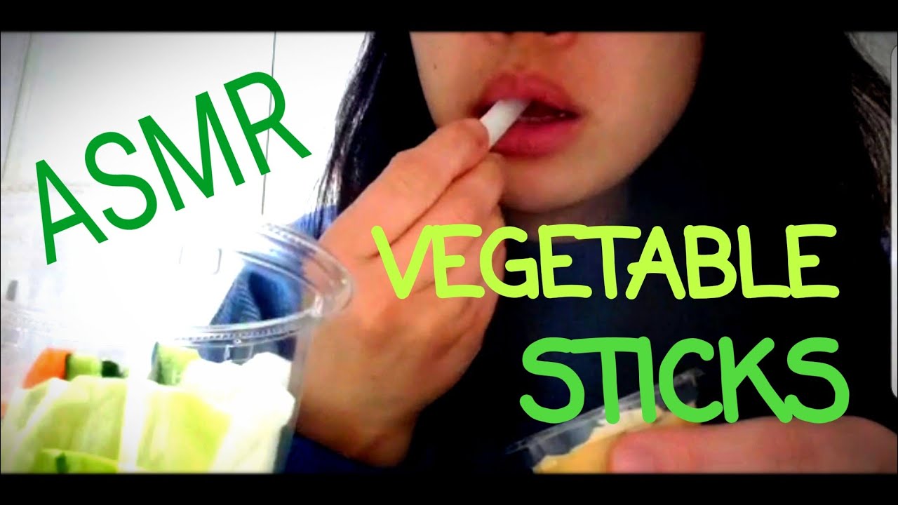 ASMR VEGETABLE STICKS EATING SOUNDS  | 야채 막대기 | マクバン 咀嚼音 野菜スティック