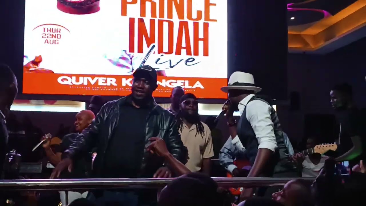 SEE HOW ELLY TOTO SURPRISED PRICE INDAH AT QUIVER LOUNGE KITENGELA WHILE ON STAGE PERFORMING