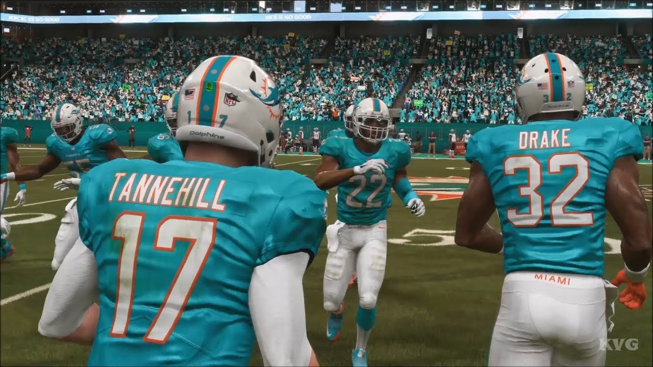 Madden NFL 19 - Miami Dolphins vs New England Patriots - Gameplay (HD) [1080p60FPS]