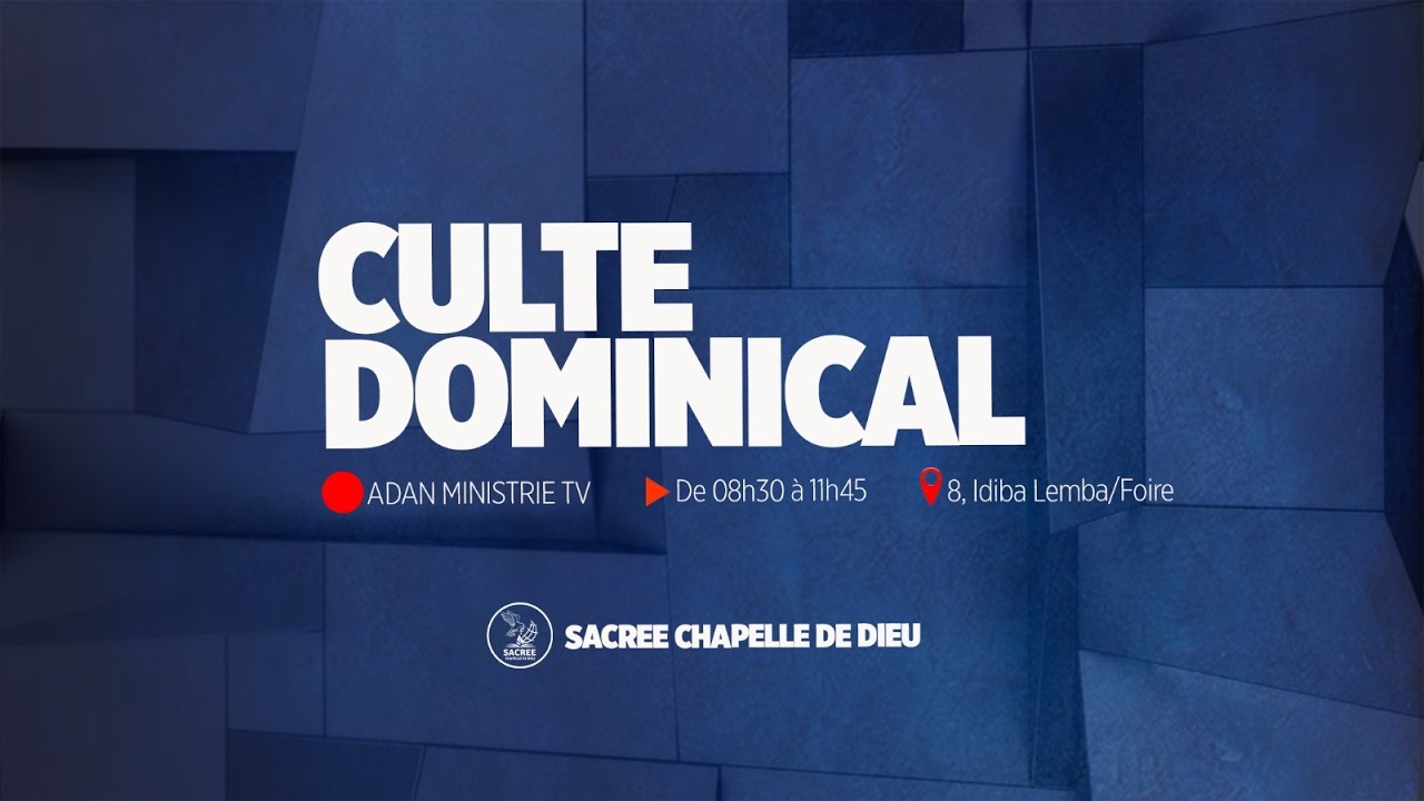 CULTE DOMINICAL DU 01-03-2026 | L'INFLUENCE D'UN PECHE NON REPARE | Pasteur MOÏSE KIOKA