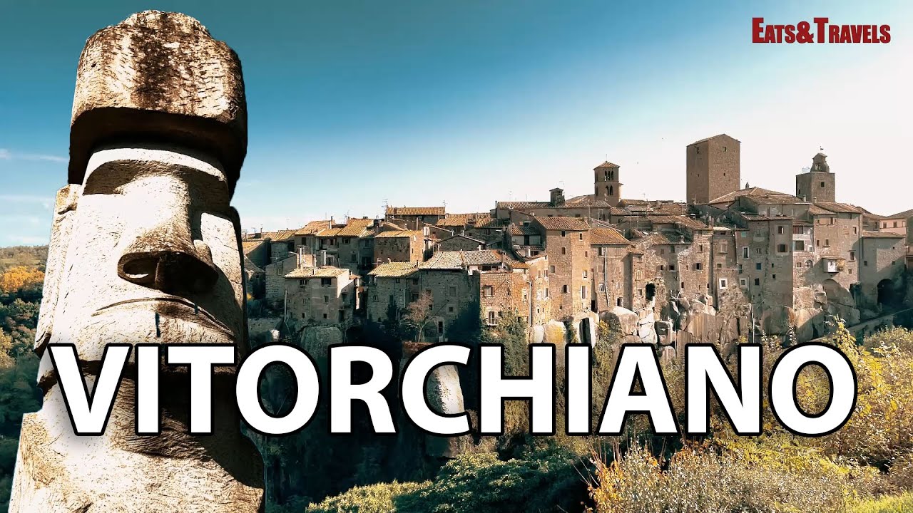 Vitorchiano, uno dei Borghi più belli d'Italia e il suo Moai fuori dall'isola di Pasqua