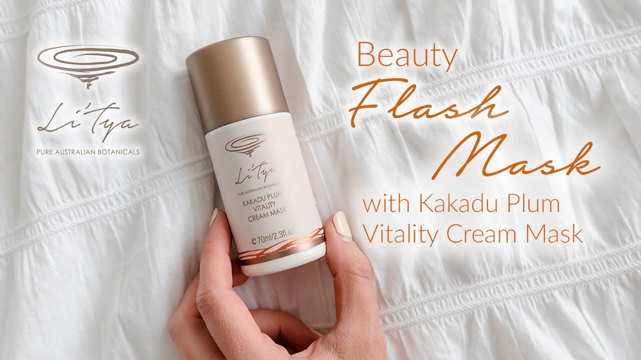 Li'Tya Beauty Flash Mask- Kakadu Plum Vitality Cream Mask.