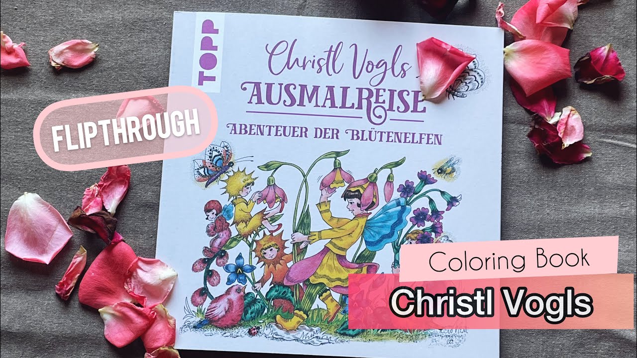 AUSMALREISE Coloring Book by Christl Vogls