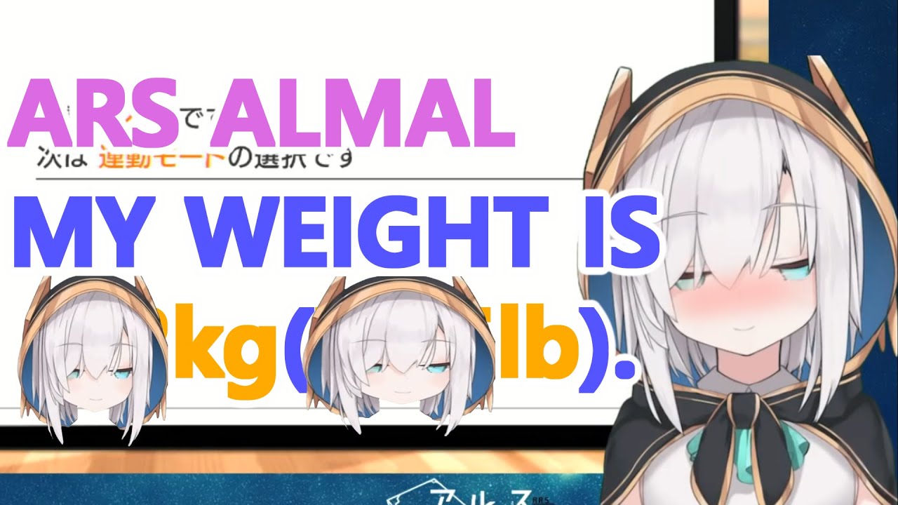 Ars Almal Reveals Her Weight!  And Falls on Her Butt!!