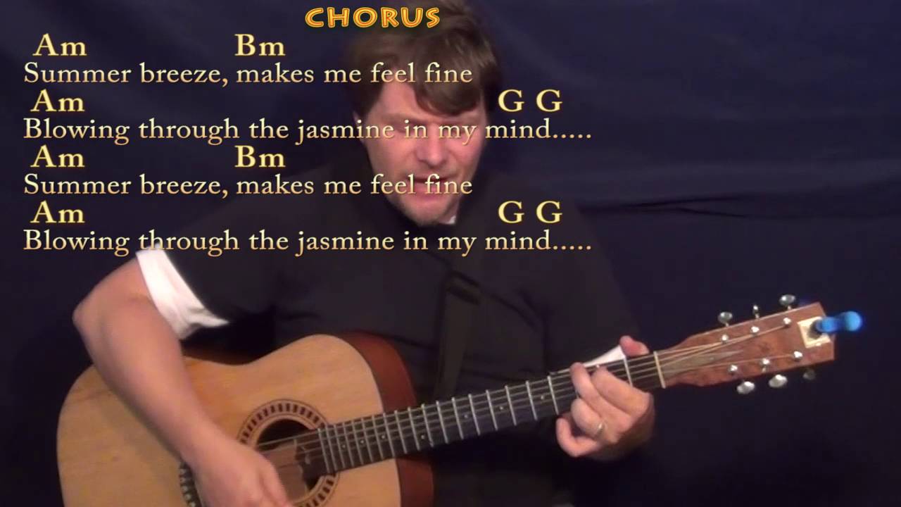 Summer Breeze (Seals & Croft) Strum Guitar Cover Lesson with Chords/Lyrics