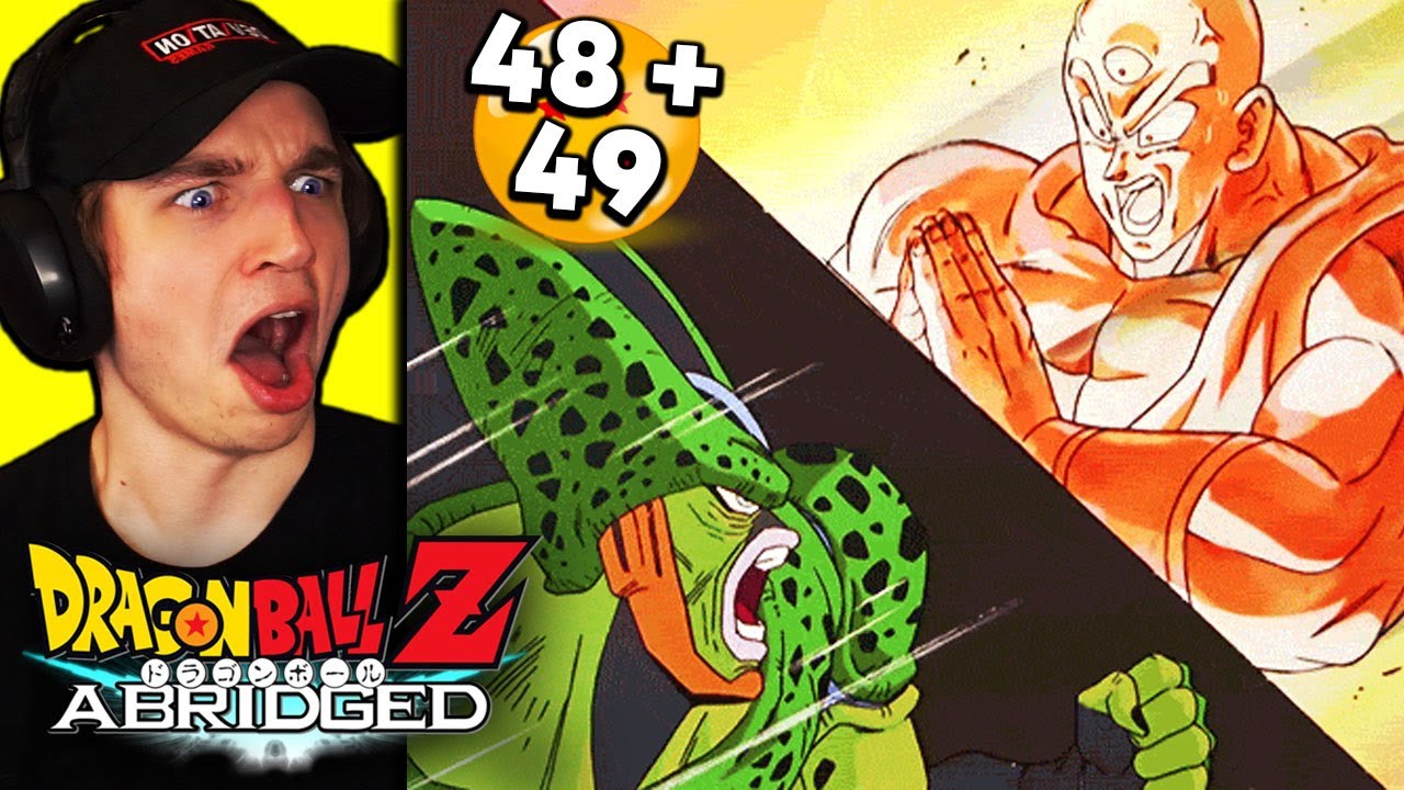 Тьен — ЗВЕРЬ... | DBZ: Сокращенная РЕАКЦИЯ Эпизод 48 + 49