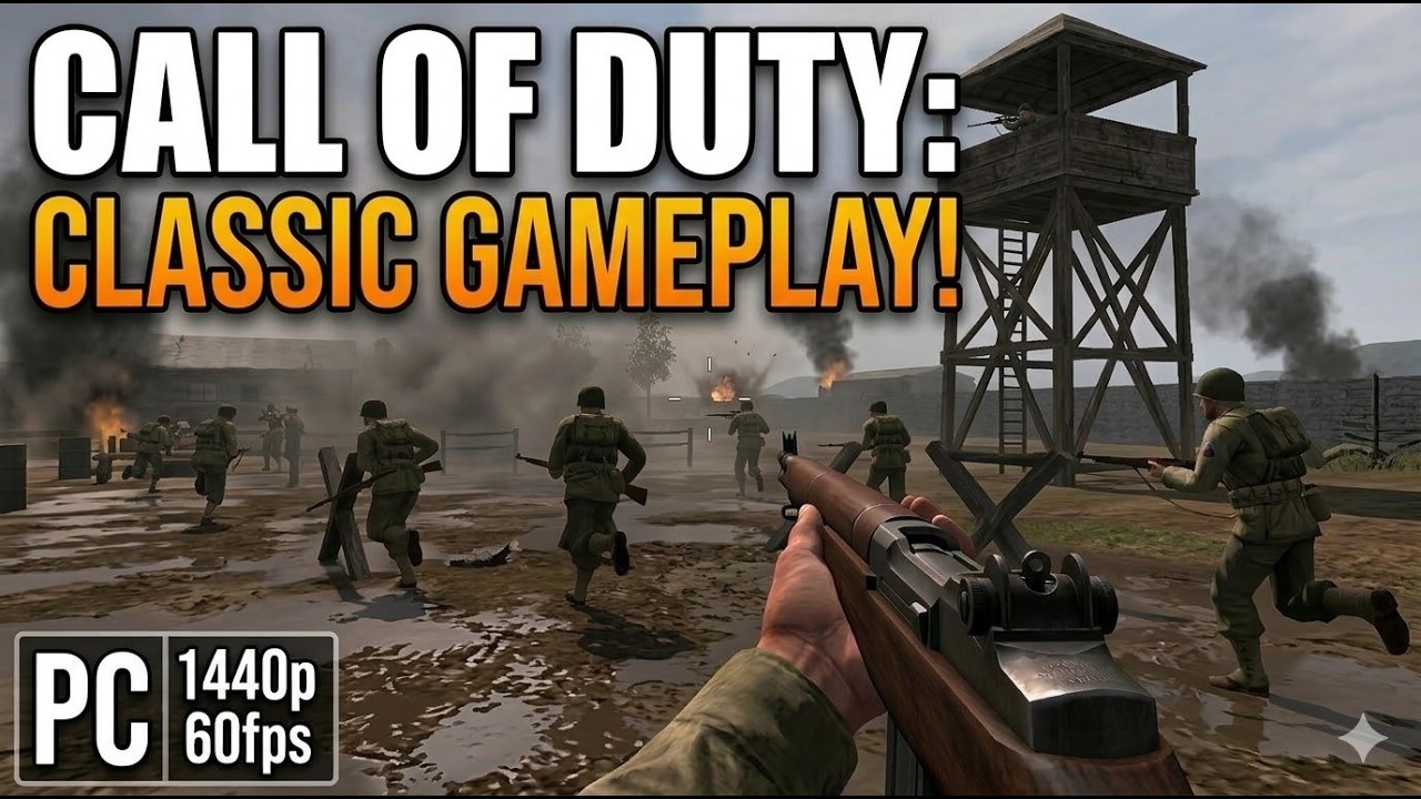 Call of Duty 1 - Full Gameplay Walkthrough - No Commentary