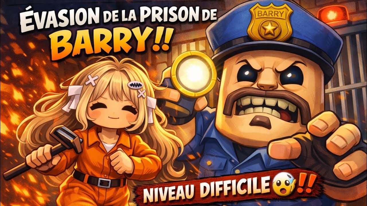 🚨 BARRY PRISON NIVEAU DIFFICILE : IMPOSSIBLE DE S’ENFUIR ?!
