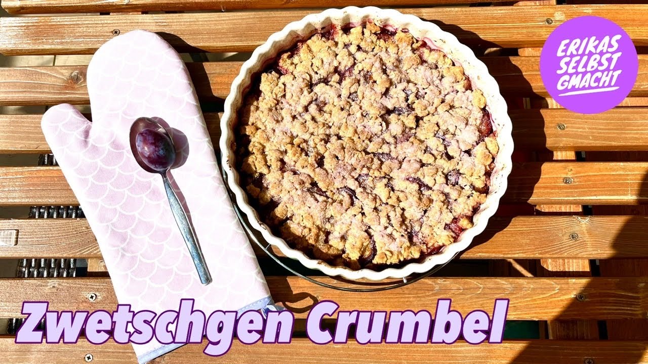 Zwetschgen - Crumbel | ein einfaches Rezept