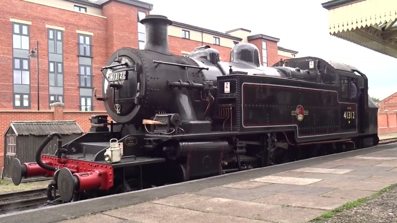 LMS Ivatt Class 2 2-6-2T 41312 Locomotive - Great Central Autumn Steam Gala 2022