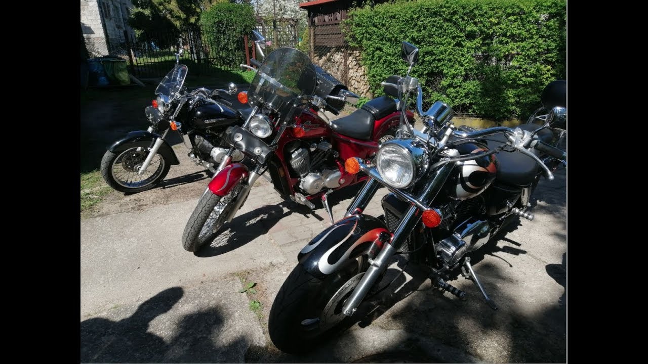 Porównanie HONDA SHADOW vt 125, vt 600 i vt 1100. Motorcycle comparison