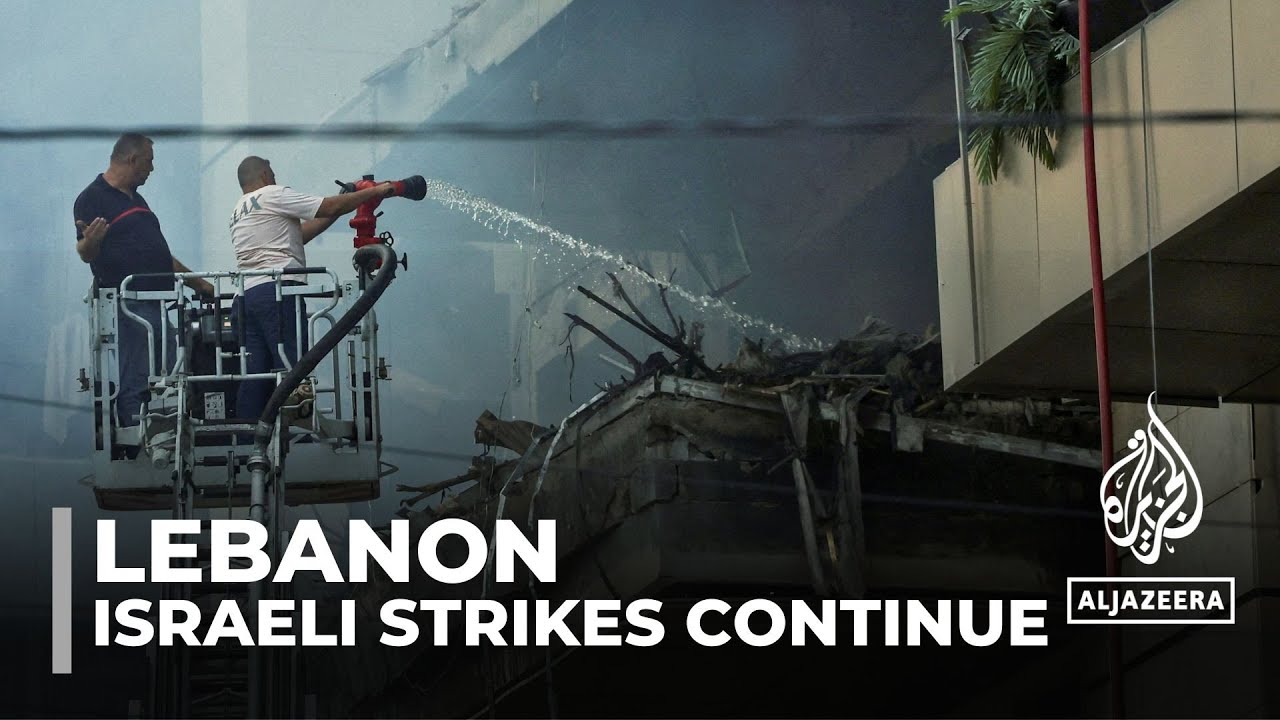Israeli military continues its attacks on Lebanon, claiming to target Hezbollah sites