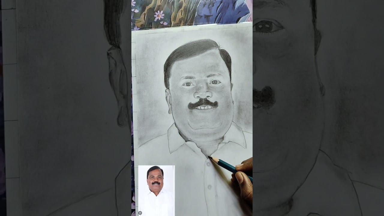 Drawing of respected MLA,Niali..(Mr Chhabi Mallick).. #drawing #art #youtubeshorts