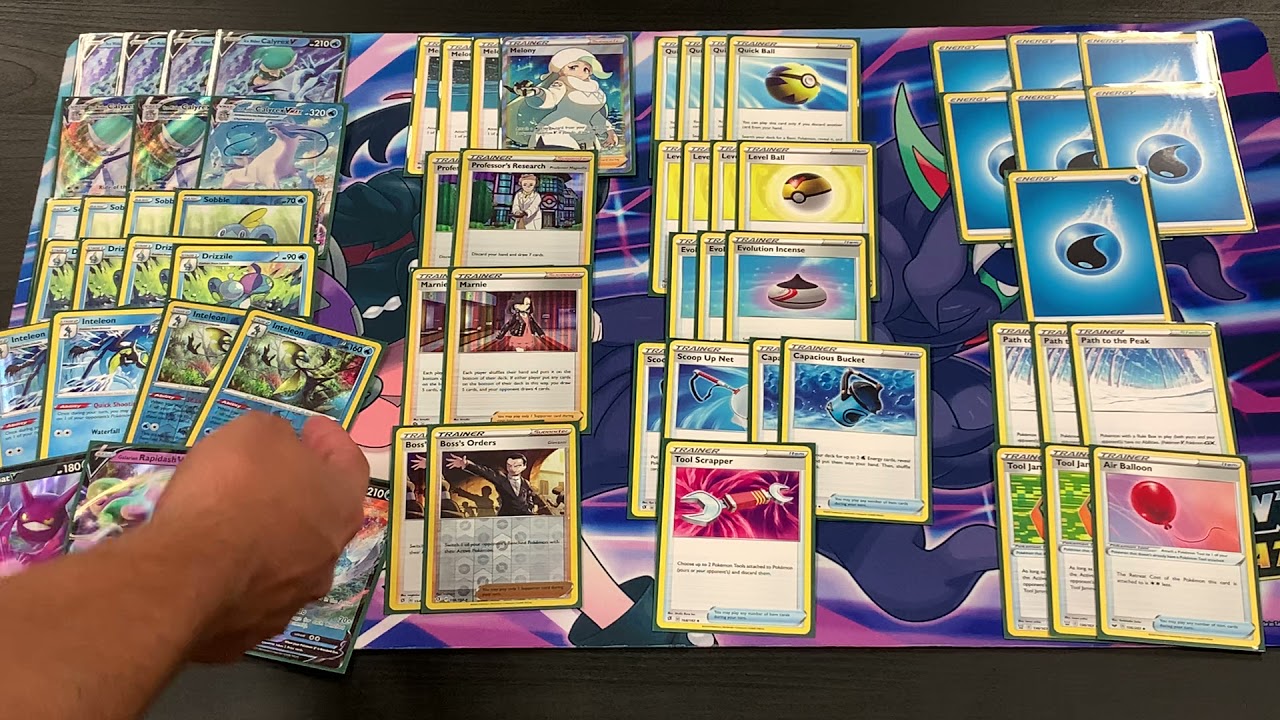 Pok&eacute;mon TCG Ice Rider Calyrex VMAX Standard Deck Profile!