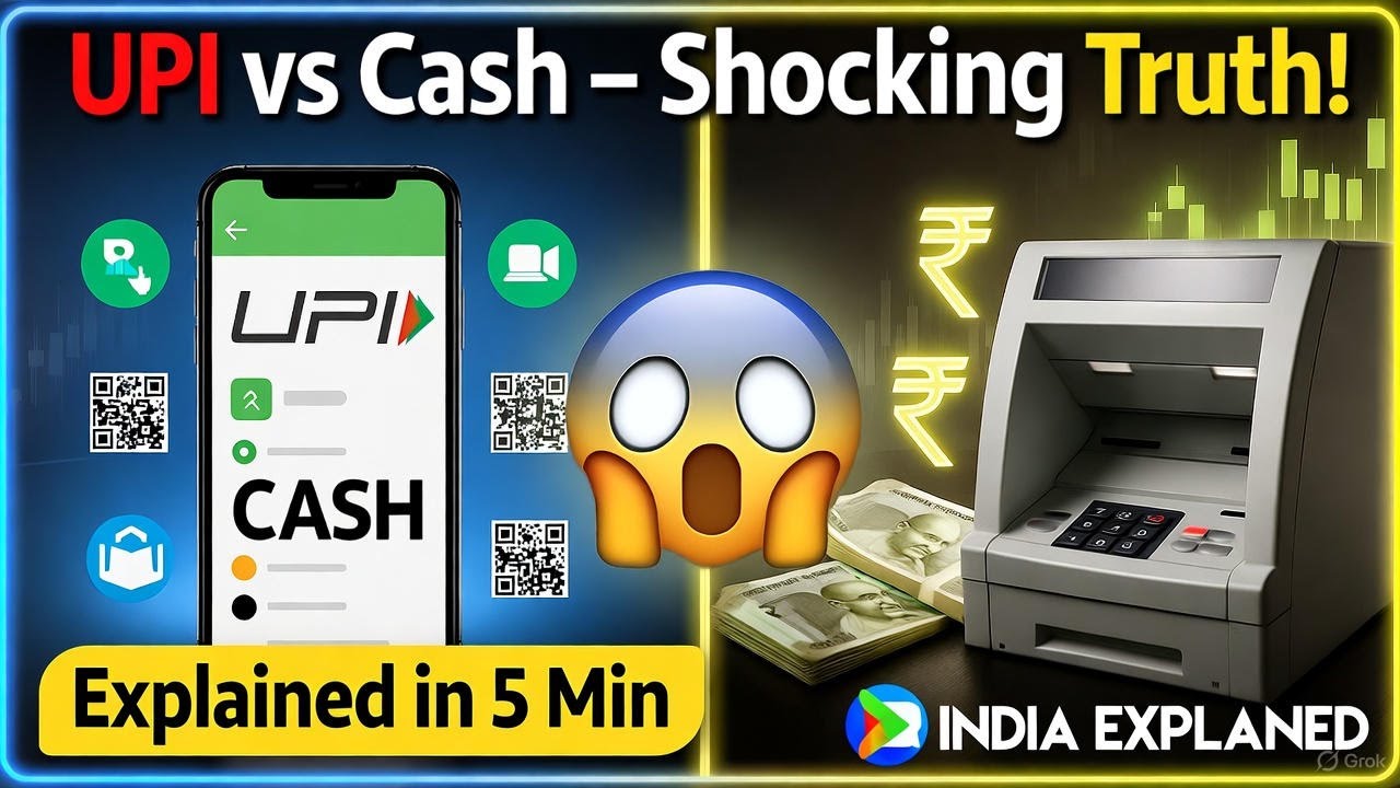 UPI vs Cash Demand in India | RBI Paper Reveals Truth | India Explained